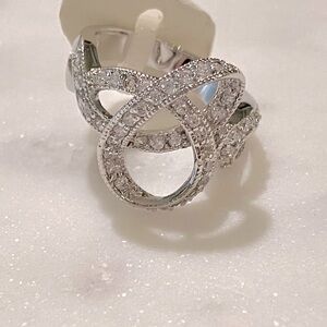 Sterling Silver CZ Ring - New